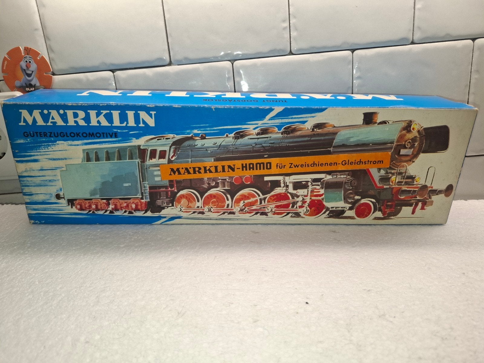 8346 marklin lege lok doos, Hobby en Vrije tijd, Gebruikt, Locomotief, Gelijkstroom of Wisselstroom, Ophalen of Verzenden