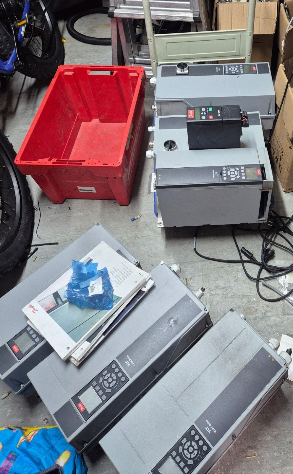 7 x Frequentieregelaar  Danfoss VLT, Hobby en Vrije tijd, Elektronica-componenten, Ophalen