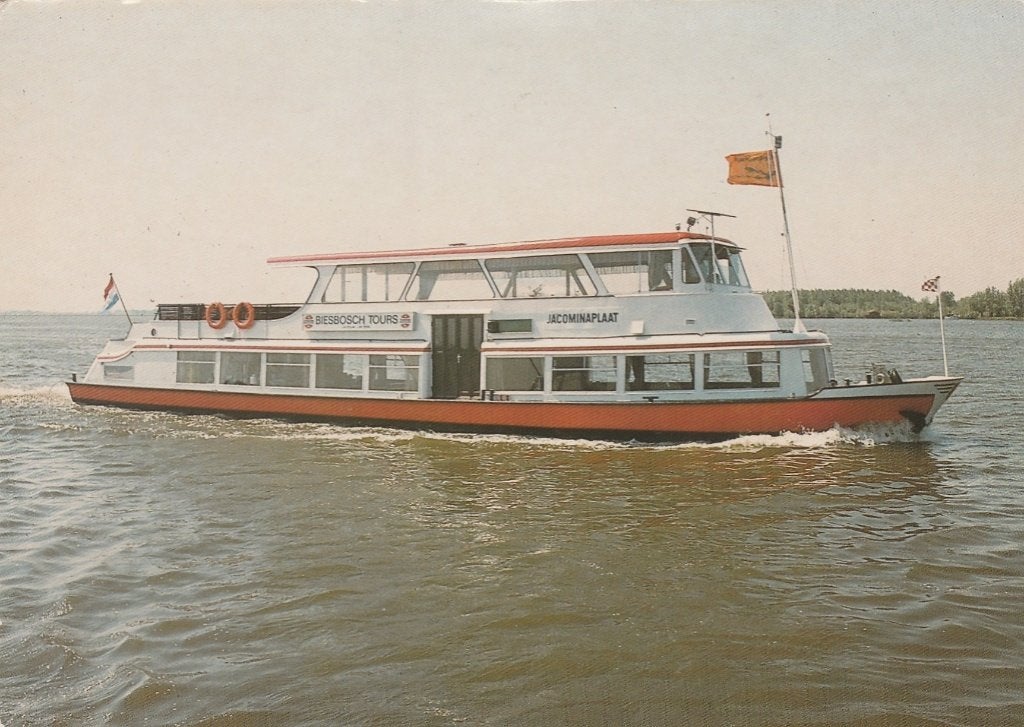 LAGE ZWALUWE Rondvaartboot Jacominaplaat Biesbosch, Verzenden, 1960 tot 1980, Ongelopen, Noord-Brabant