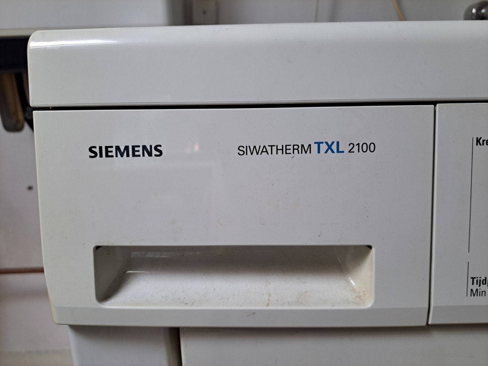 Siemens Siwatherm TXL 2100 wasdroger, Ophalen, 6 tot 8 kg, Gebruikt, Luchtafvoer