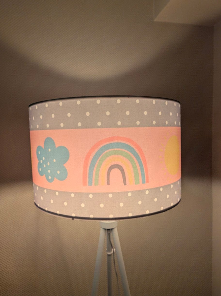 vloerlamp kinderkamer – Regenboog & Zon (Paco Home, Ophalen of Verzenden, Nieuw, Blauw, Vloerlamp