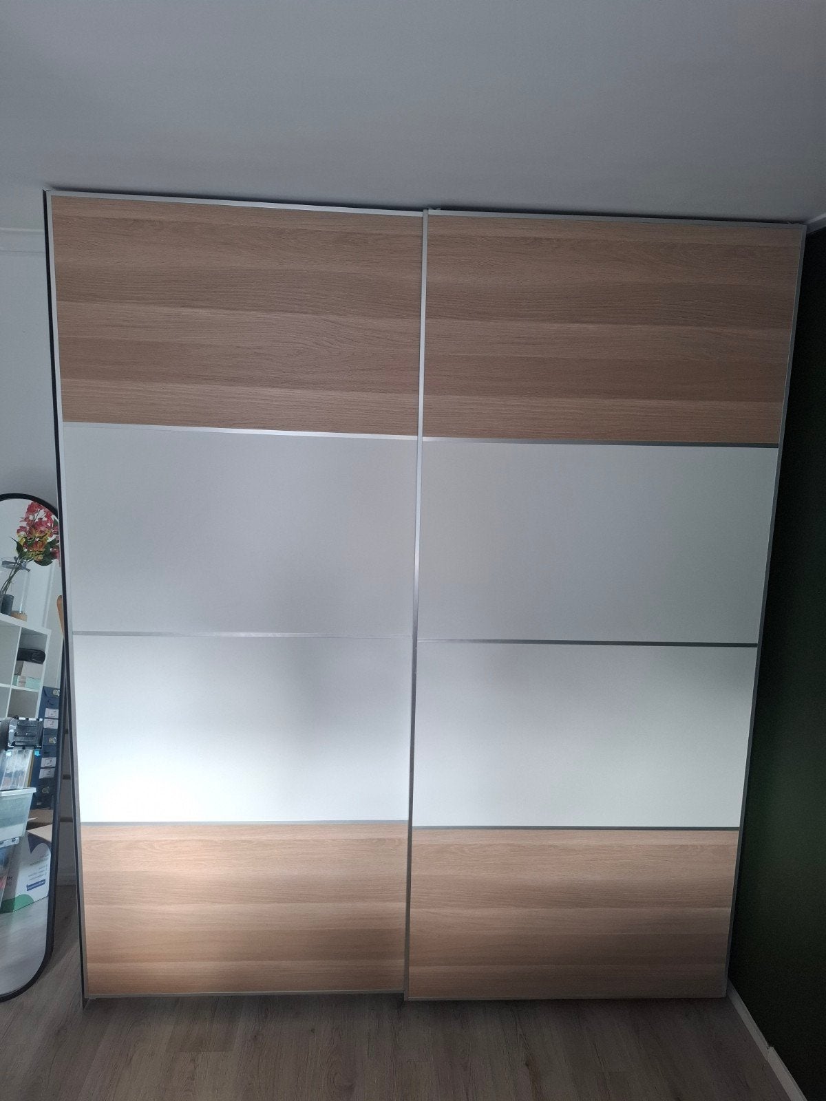 Nieuwe IKEA PAX Kledingkast met Schuifdeuren, Ophalen, 200 cm of meer, 200 cm of meer, Overige houtsoorten