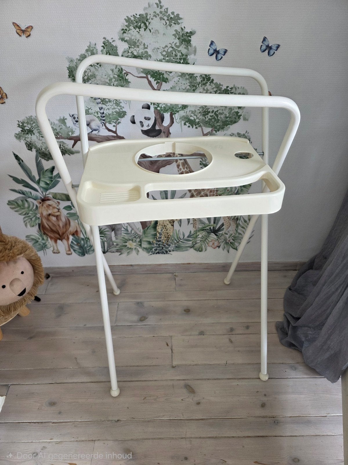 Badje inclusief standaard, Kinderen en Baby's, Ophalen, Zo goed als nieuw, Badje, Bébé-jou