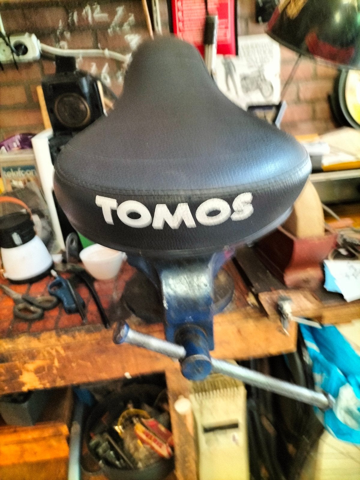 Tomas brommerzadel,, Fietsen en Brommers, Ophalen, Gebruikt, Zadel