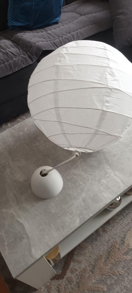 Witte papieren hanglamp, Ophalen, Zo goed als nieuw