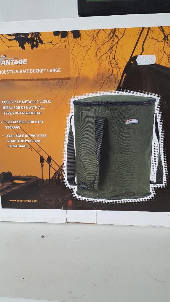 Chub Advantage baitbucket, Watersport en Boten, Hengelsport | Karpervissen, Ophalen of Verzenden, Nieuw, Overige typen
