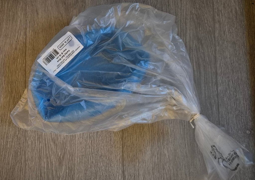 Blauwe bal 20 cm - Perfect om te stoepranden, Ophalen of Verzenden, Nieuw