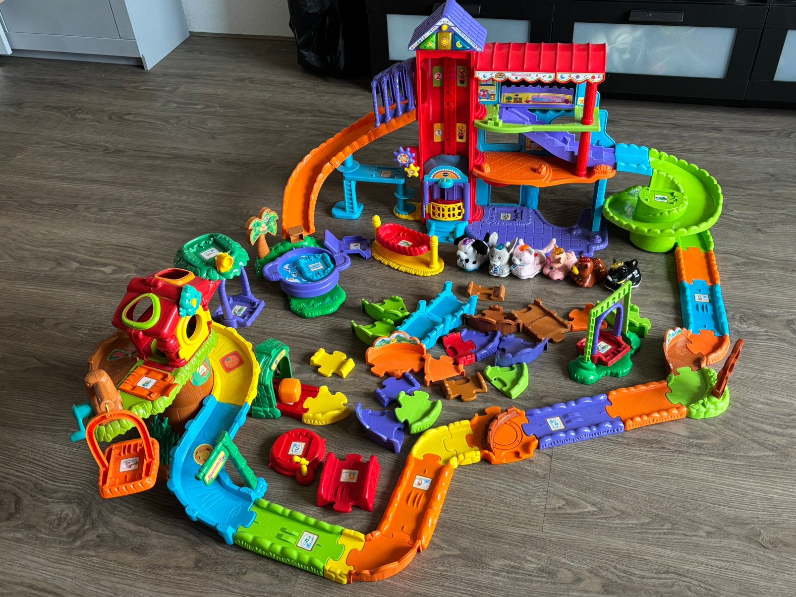 Vtech Zoef Zoef Dierenhotel + Boomhut, Kinderen en Baby's, Speelgoed | Vtech, Ophalen, Gebruikt
