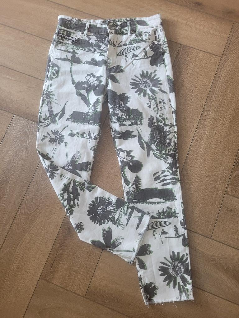 Prachtige broek van Marccain, maat N2=36, Kleding | Dames, Broeken en Pantalons, Wit, Ophalen of Verzenden, Zo goed als nieuw