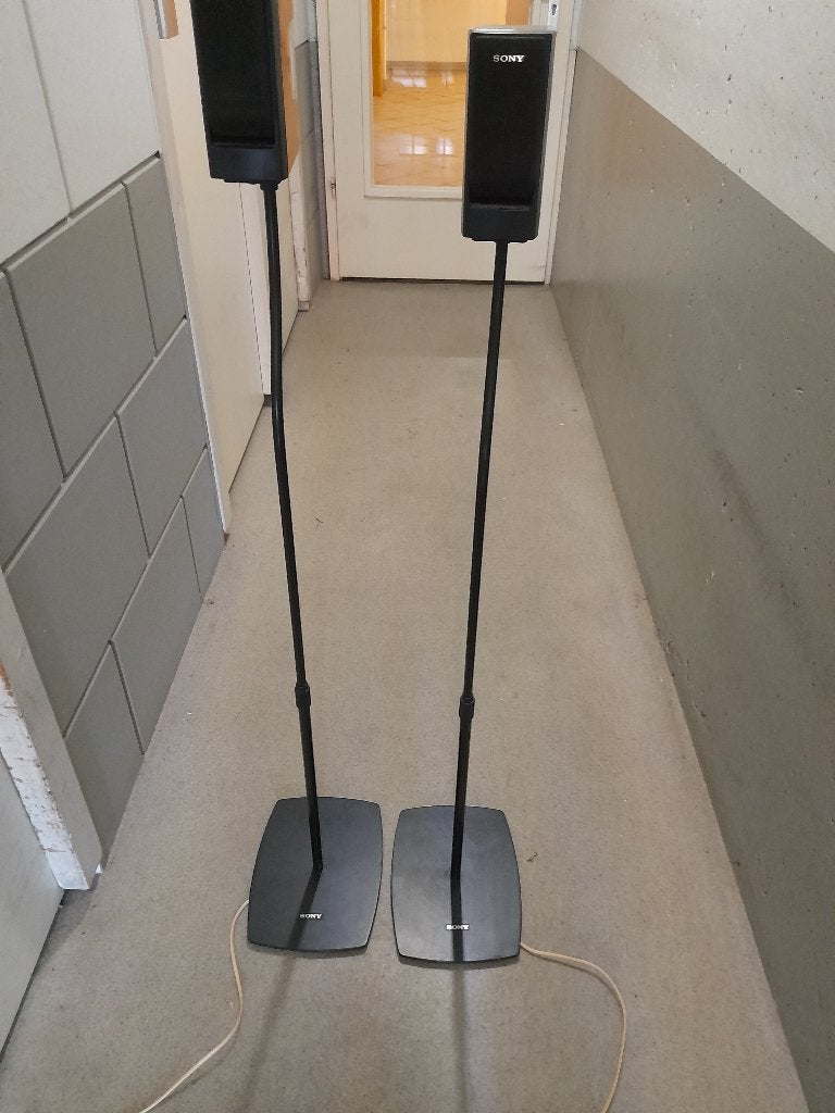 sony luidsprekers, Ophalen, 120 tot 150 watt, Inclusief standaarden, Zo goed als nieuw