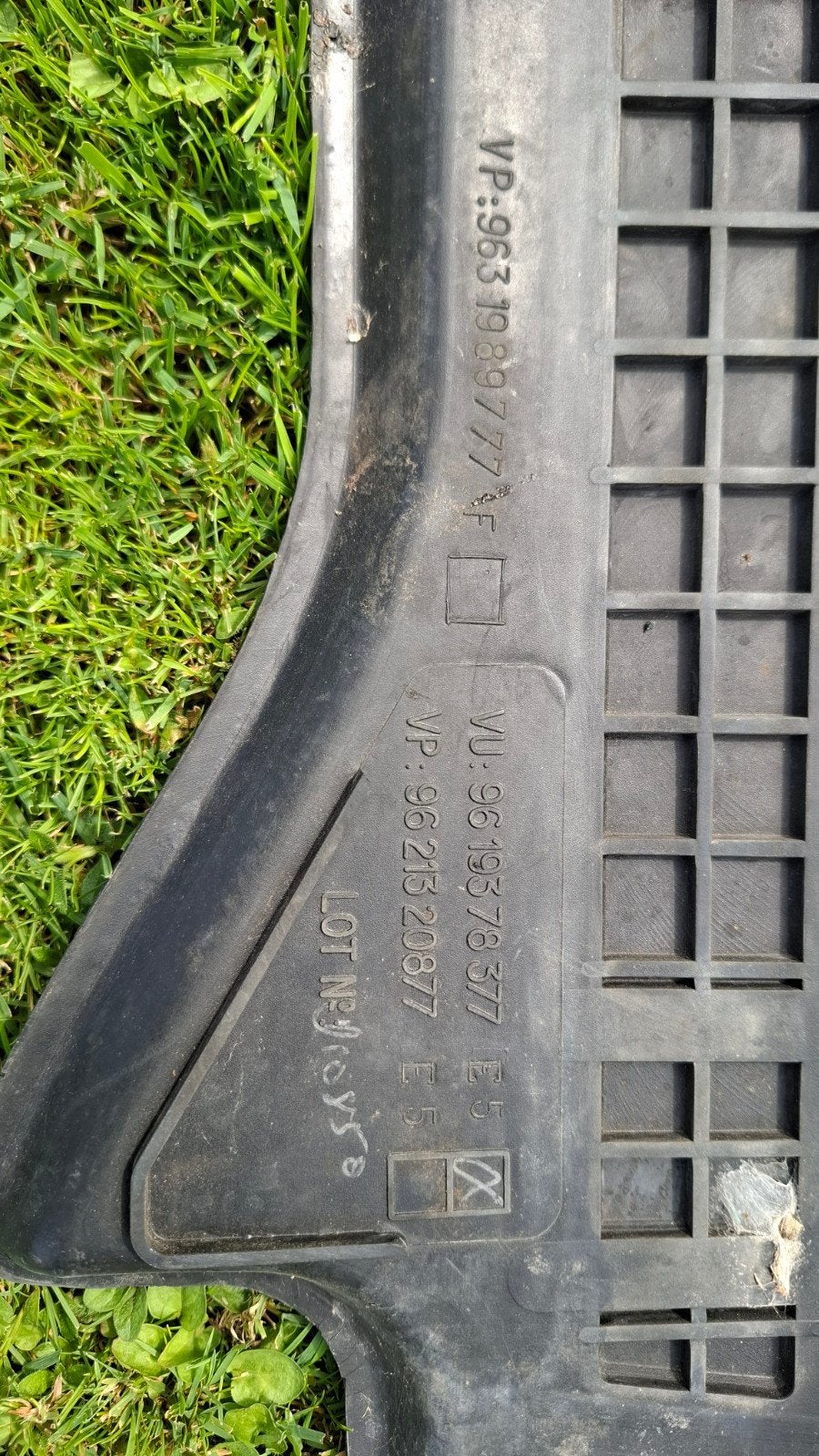 Rubberen Laadvloermat Peugeot Partner / Renault Kangoo, Ophalen of Verzenden, Gebruikt
