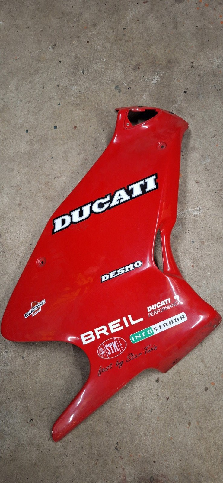 OEM rechterkuip Ducati Supersport gen1 - Onbeschadigd, Motoren, Onderdelen | Ducati, Ophalen of Verzenden