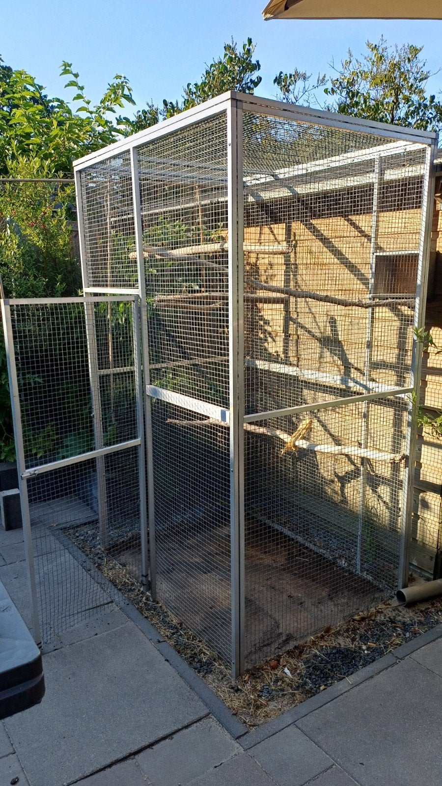binnen en buiten volière, Dieren en Toebehoren, Ophalen, Aluminium, Volière