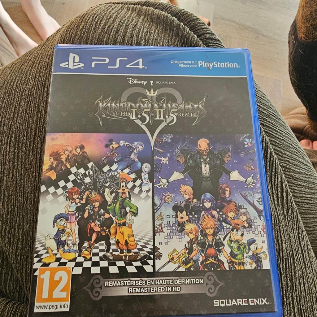 Kingdom Hearts HD 1.5 + 2.5 ReMIX PS4, 1 speler, Ophalen of Verzenden, Zo goed als nieuw, Role Playing Game (Rpg)