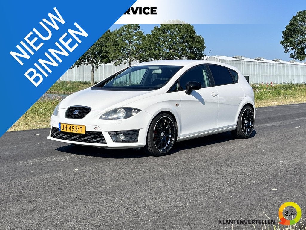 SEAT Leon 2.0 TFSI FR Clima, cruise, stoelverwarming, navi,, Auto's, Seat, Euro 5, Gebruikt, Zwart, 4 cilinders