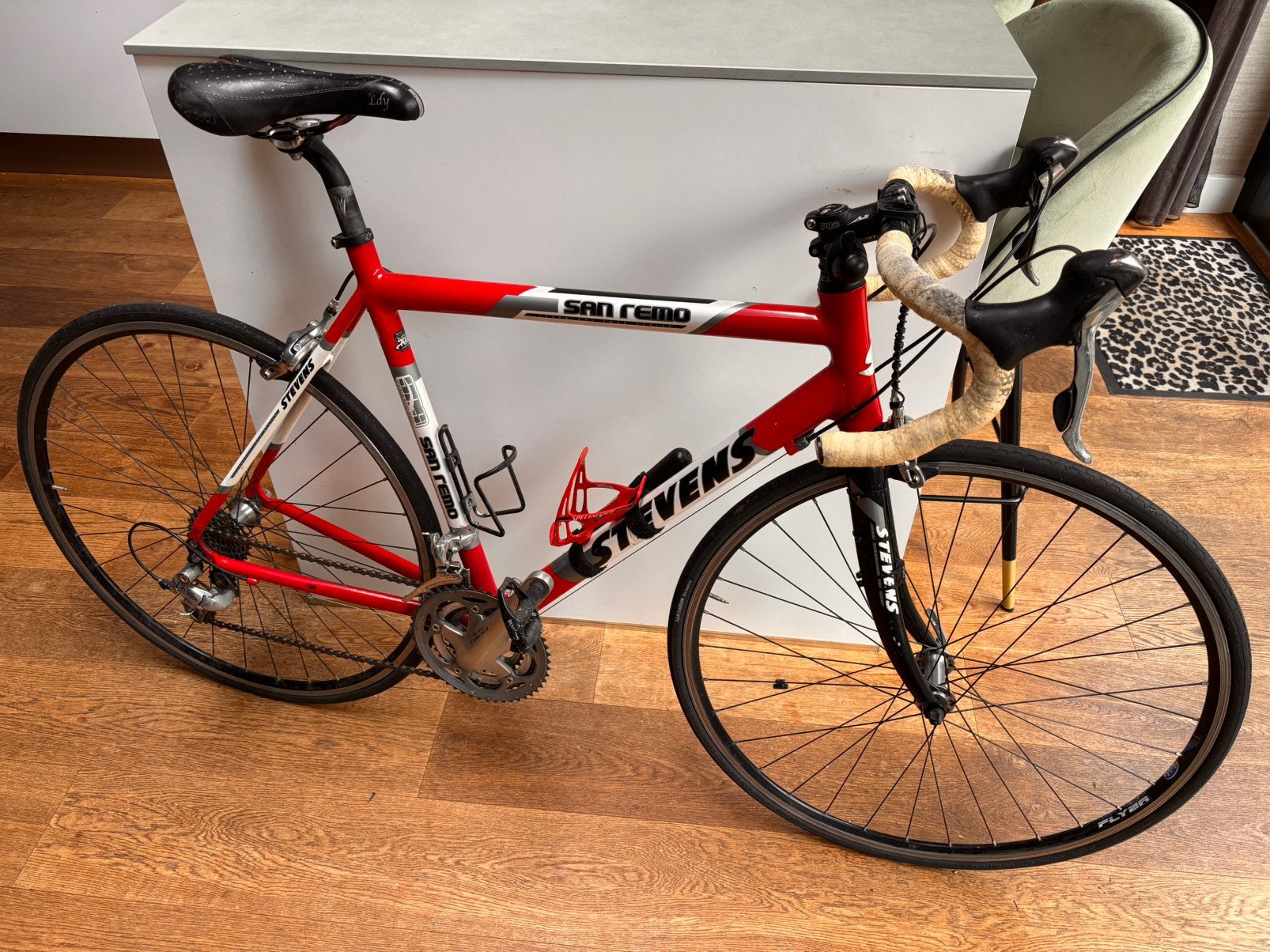 Stevens San Remo racefiets voor dames, 28 inch, Gebruikt, Velgrem, Aluminium
