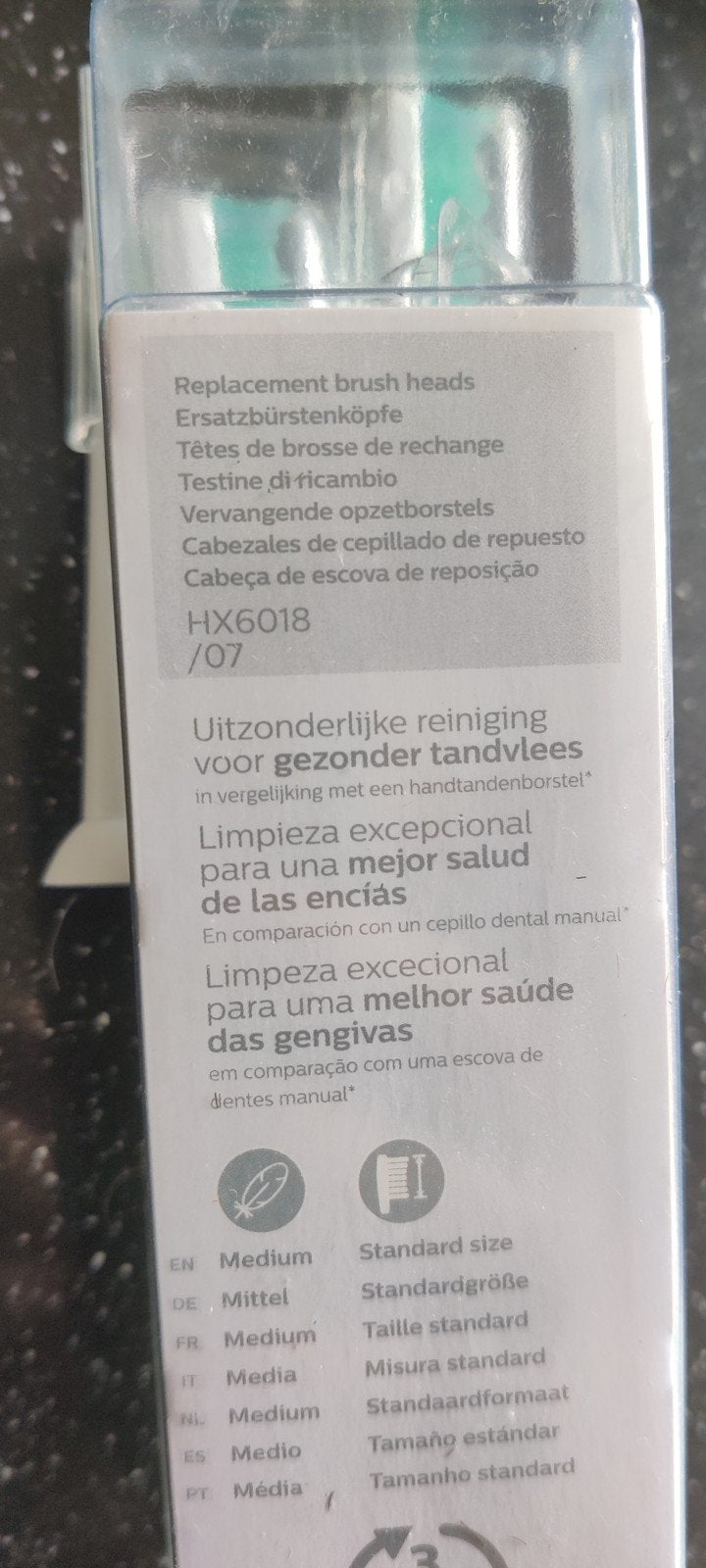 Philips Sonicare HX6018 Opzetborstels 8 Stuks, Ophalen of Verzenden, Nieuw, Opzetborstel