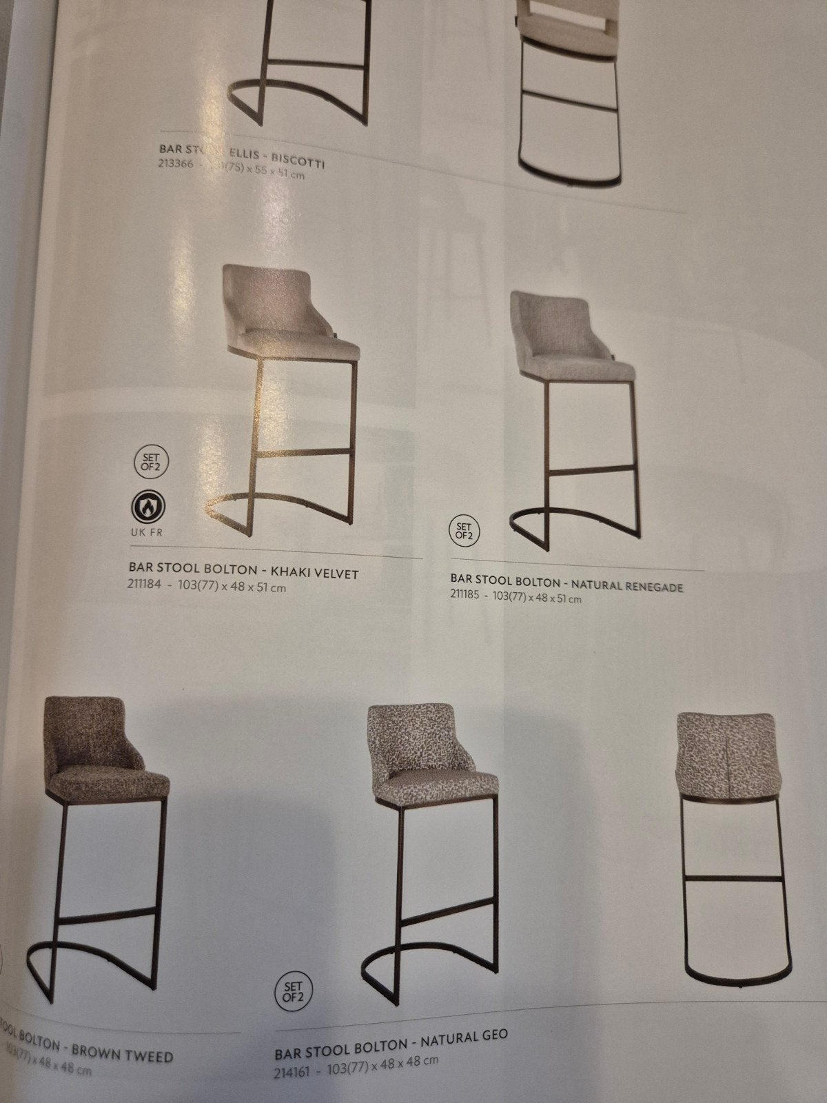 Richmond LUX aanbieding krukken en stoelen grote voorraad, 5 krukken of meer, Ophalen, Nieuw, 60 tot 90 cm