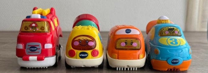 4 defecte toet toet auto’s, Kinderen en Baby's, Speelgoed | Vtech, Gebruikt, 2 tot 4 jaar, Ophalen