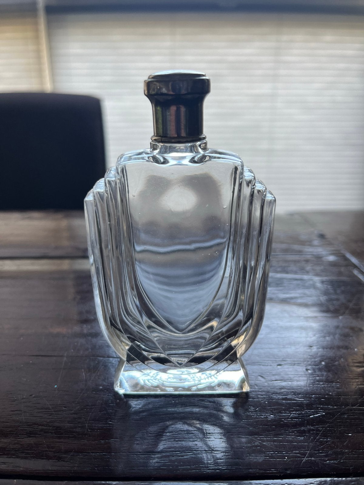 Vintage Art Deco Glazen Parfumflesje, Antiek en Kunst, Ophalen of Verzenden
