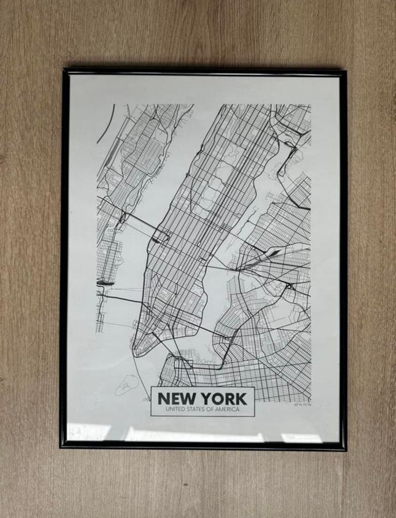 Wall Art New York City, Antiek en Kunst, Kunst | Tekeningen en Foto's, Ophalen of Verzenden