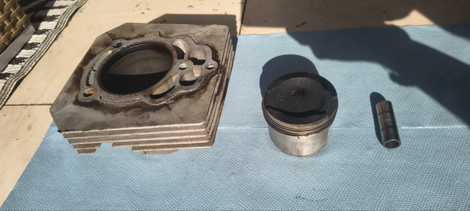 Set Gilardoni I-V tuning cilinders Guzzi V35, Motoren, Ophalen of Verzenden