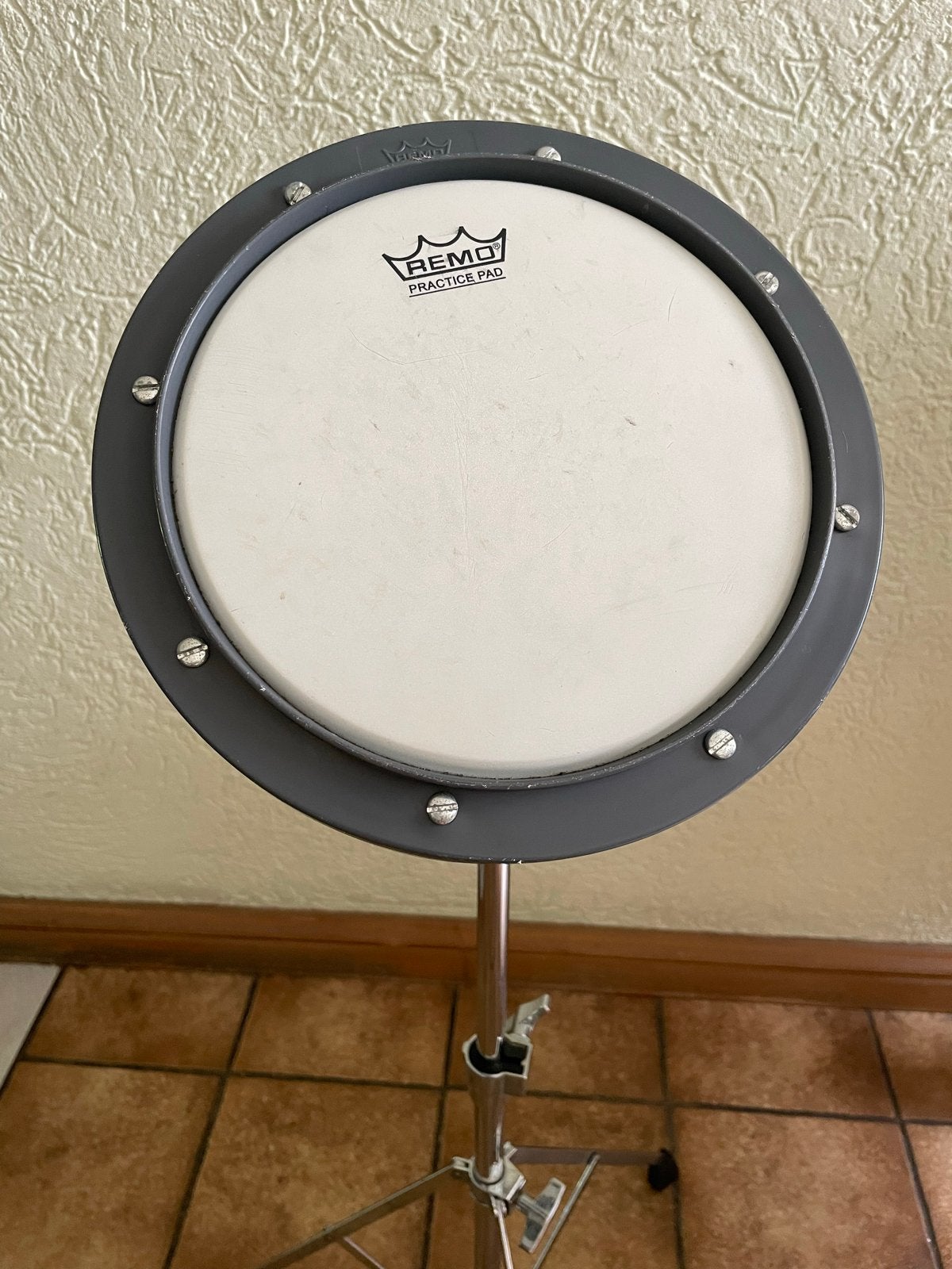 Remo Practice Pad met standaard voor drummers, Ophalen, Gebruikt, Ludwig