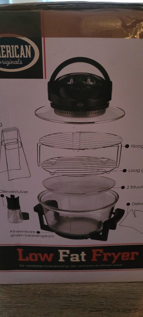 Low Fat Fryer, Ophalen, Zo goed als nieuw, Airfryer, 1000 t/m 1499 gram