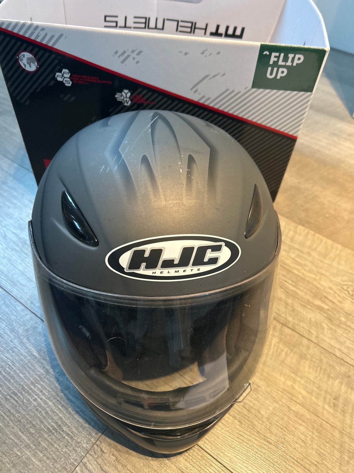 MT Atom SV Mat Titanium Systeemhelm XXL, Systeemhelm, Heren, XXL, Tweedehands