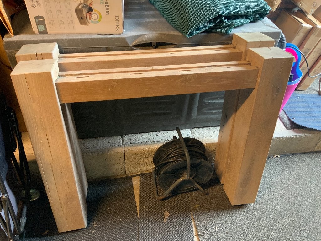 Eiken tafelpoten, Ophalen, Tafelpoot, 50 tot 100 cm, Eikenhout