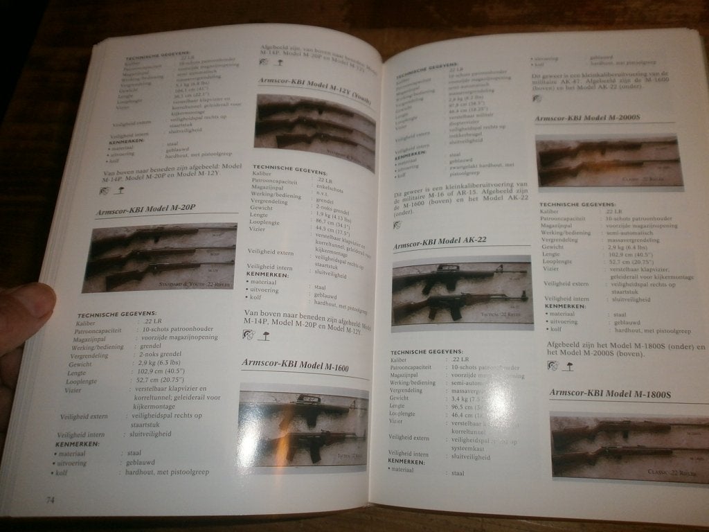 geweren en karabijnen encyclopedie veel info met bijz fotos, Ophalen of Verzenden, Tweede Wereldoorlog, Nieuw, Overige onderwerpen
