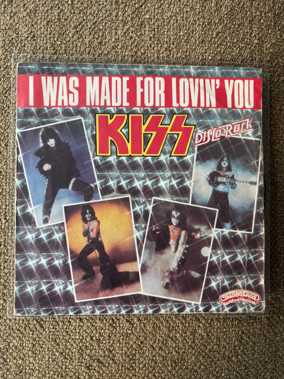 Kiss - I was made for loving you, Cd's en Dvd's, Ophalen of Verzenden, Gebruikt, 7 inch, Pop