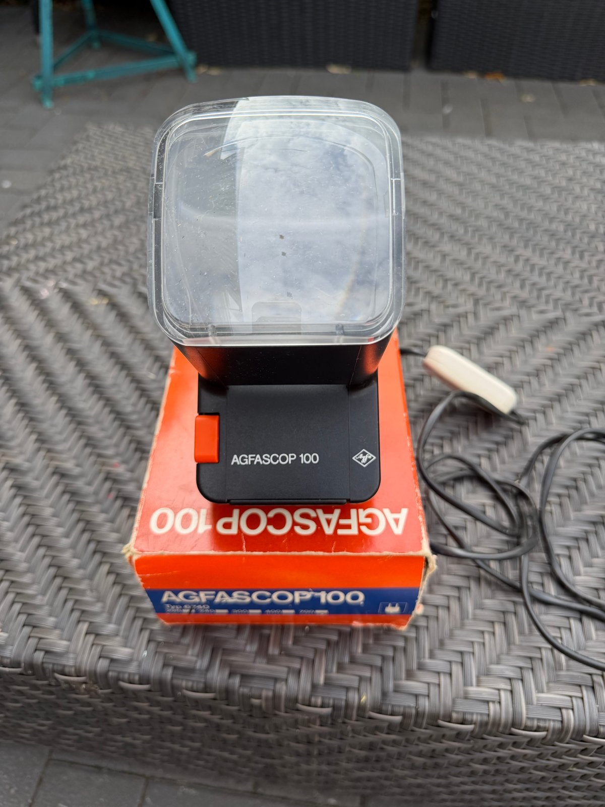 Agfascop 100 diaprojector - Vintage Agfa, Verzenden, Gebruikt