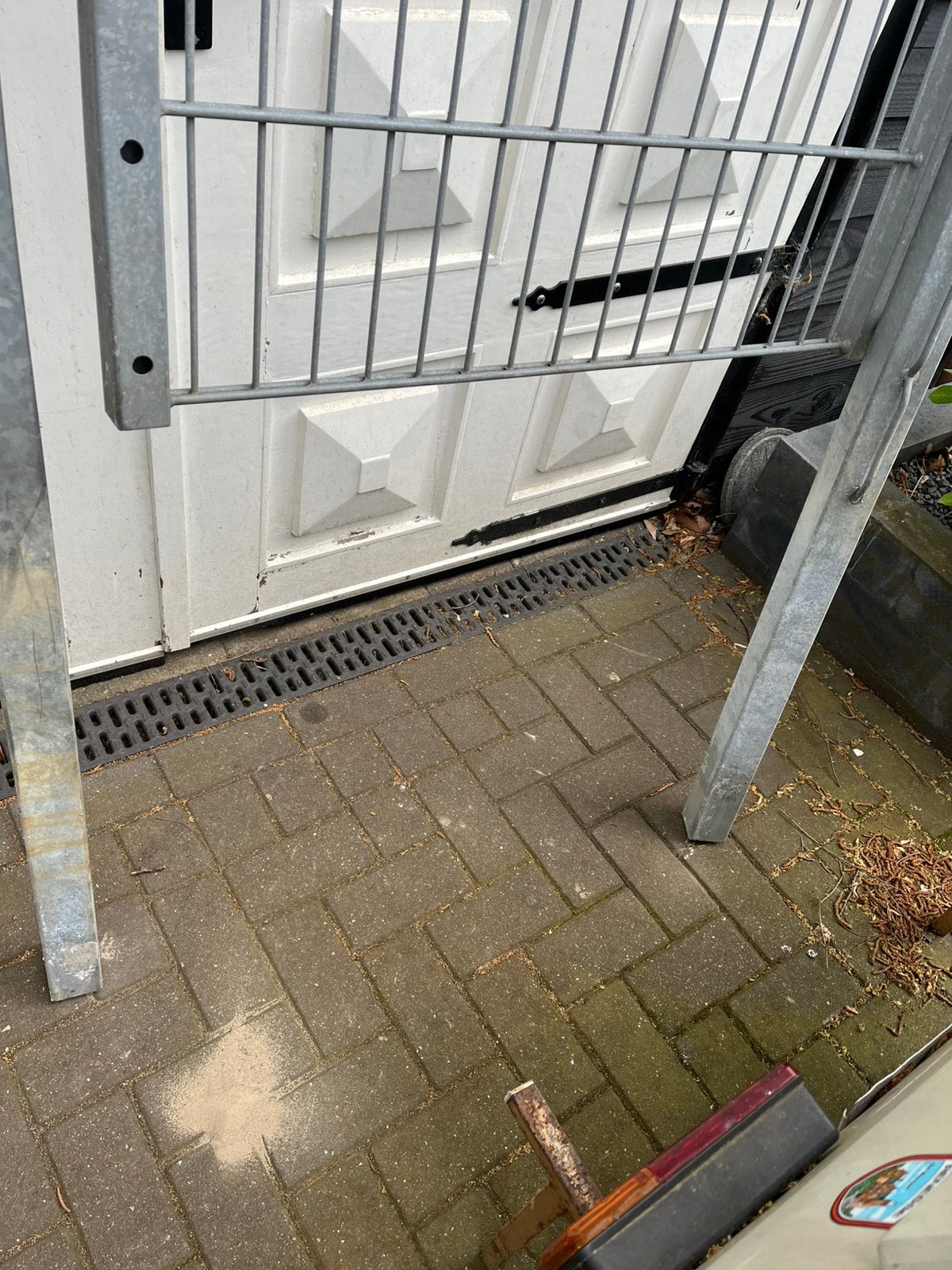 poort deur, Tuin en Terras, Tuinhekken en Hekwerk, Ophalen of Verzenden, IJzer, Gaashekwerk