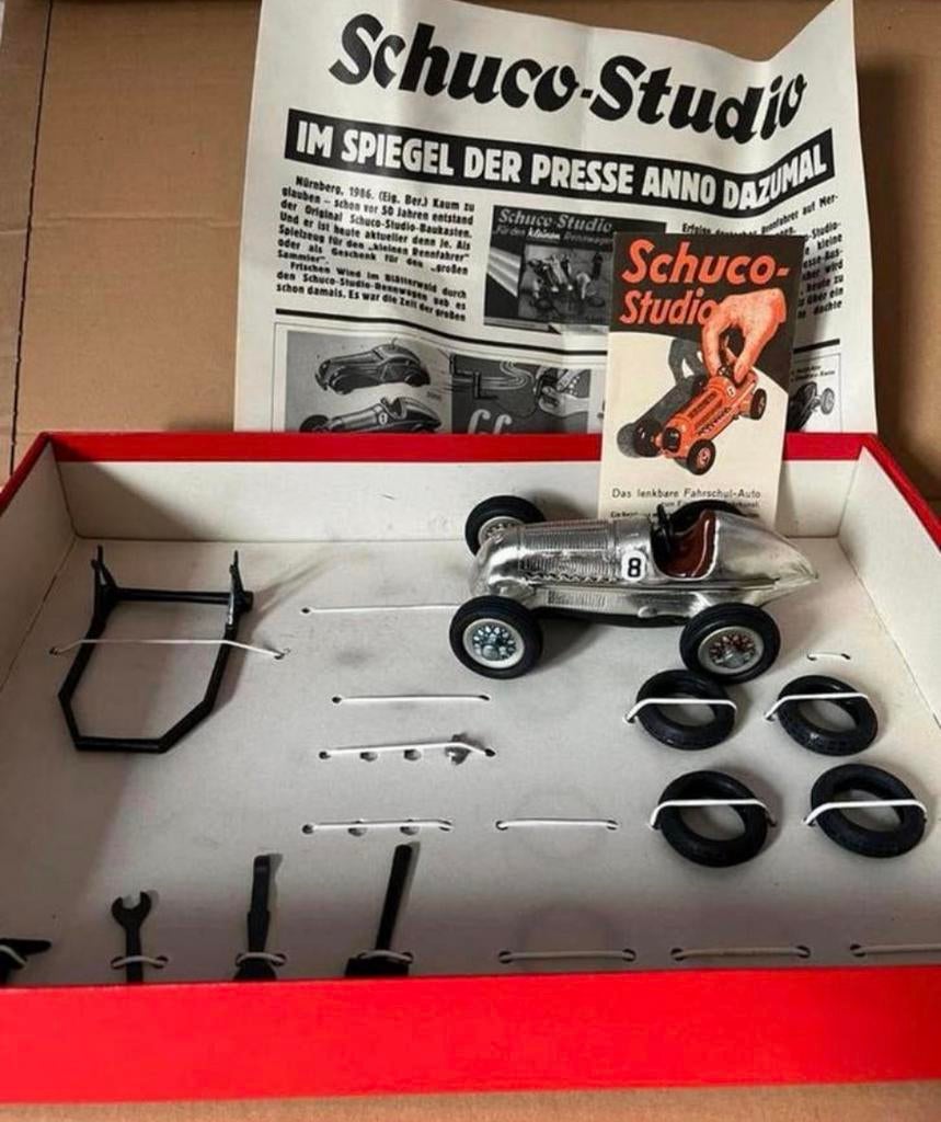 Schuco Studio 1050 Mercedes Silberpfeil NU € 60 ‼️, Ophalen of Verzenden, Zo goed als nieuw