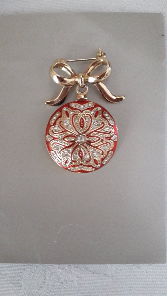 MONET VINTAGE BROCHE UIT FRANKRIJK 1980, Overige materialen, Minder dan 4 cm, Ophalen of Verzenden, Zo goed als nieuw