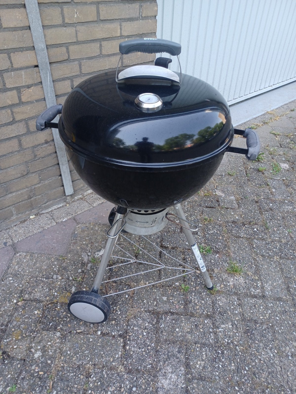 Weber Compact Kettle Houtskoolbarbecue - Zwart, Ophalen of Verzenden