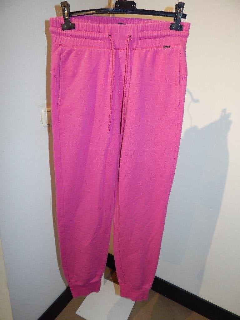 Goldbergh roze jogging broek merk in steentjes mt M, Maat 38/40 (M), Verzenden, Roze, Lang