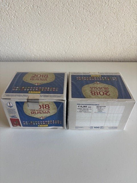Panini WK Russia 2018 - 2 Sealed Boxen, Verzenden, Nieuw, Buitenlandse clubs, Poster, Plaatje of Sticker