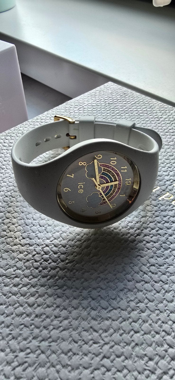 Ice Watch met regenboog wijzerplaat, Overige merken, Kunststof, Polshorloge, Kunststof
