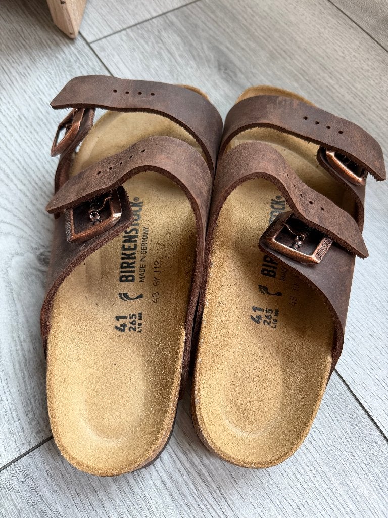 Birkenstock Arizona sandalen 41 narrow,  Habana - nieuw, Kleding | Dames, Bruin, Nieuw, Birkenstock, Sandalen of Muiltjes