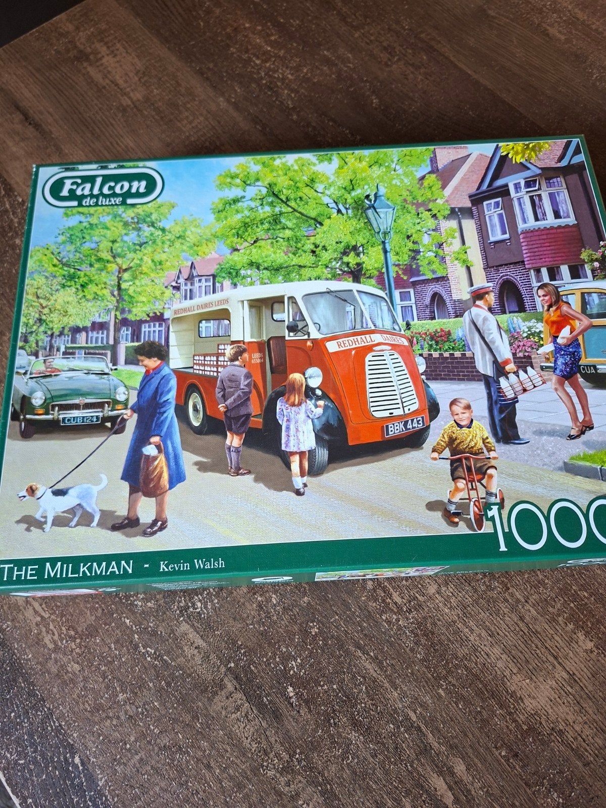 Falcon de Luxe Legpuzzel 'The Milkman' - 1000 stukjes, Ophalen of Verzenden, 500 t/m 1500 stukjes, Gebruikt, Legpuzzel