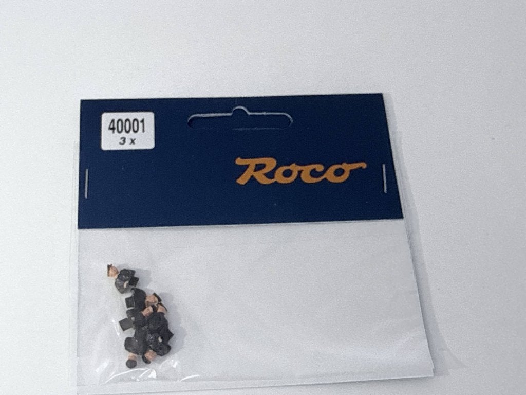 Roco 40001 - H0 Machinist en stoker (6 stuks), Nieuw, Ophalen of Verzenden, Roco, Roco