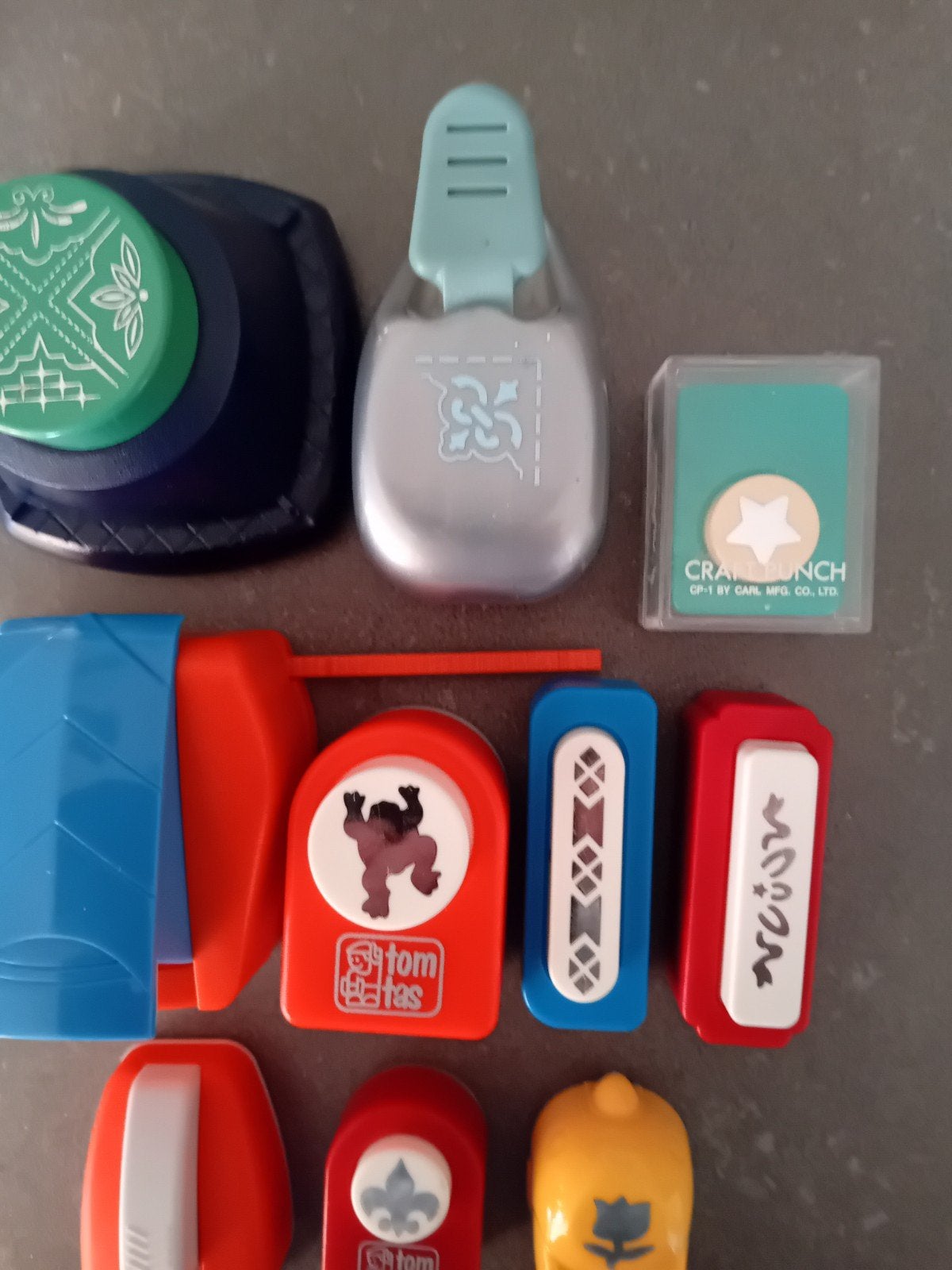 10 verschillende ponsen, hoek- en randponsen, Hobby en Vrije tijd, Ophalen of Verzenden, Zo goed als nieuw, Overige thema's, Overige typen