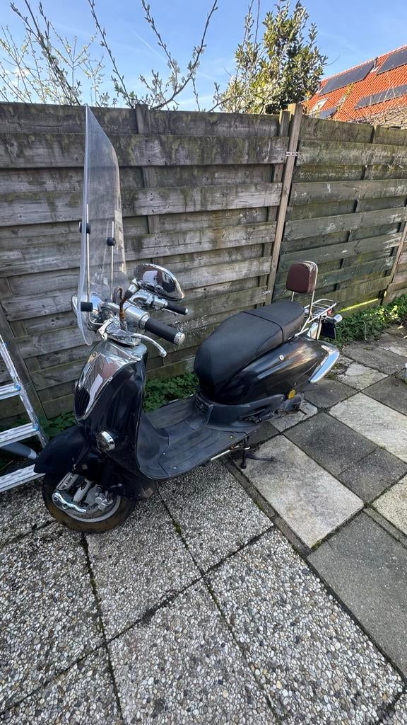 Retro Scooter, Ophalen, Gebruikt, Maximaal 45 km/u, Benzine