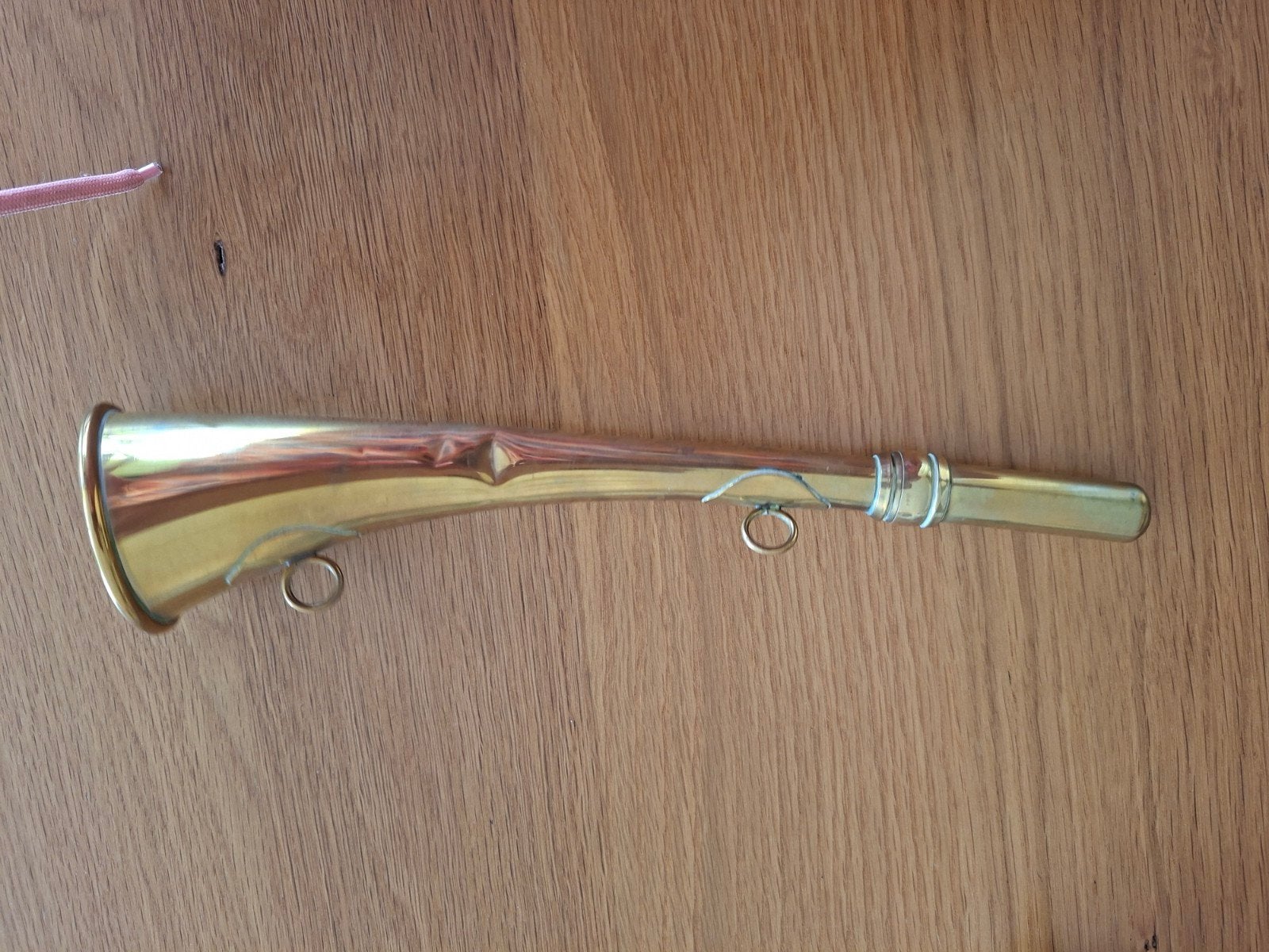Koperen Hoorn / Trompet - Decoratief of Signaalhoorn, Ophalen of Verzenden, Gebruikt, Overige typen