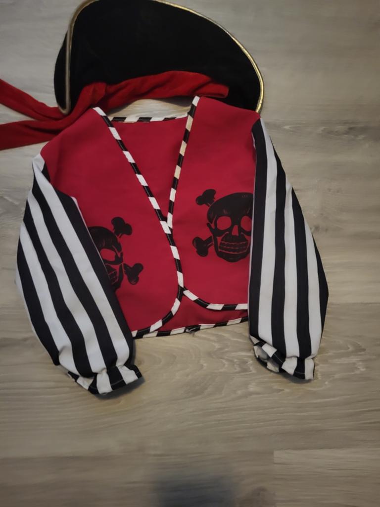 Piratenkostuum voor kinderen - compleet met hoed, Ophalen of Verzenden, Gebruikt, 110 t/m 116, Jongen of Meisje