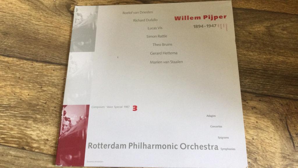 Rotterdam Philharmonic Orchestra - Willem Pijper 1894-1947, Verzenden, Zo goed als nieuw, Orkest of Ballet, 12 inch