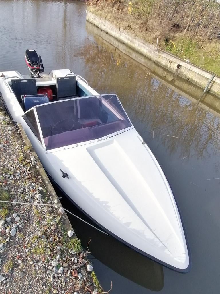 Fletcher Arrowflyte, met Tohatsu 9.8 uit 2019. En trailer., Ophalen, Gebruikt, Minder dan 70 pk, Buitenboordmotor