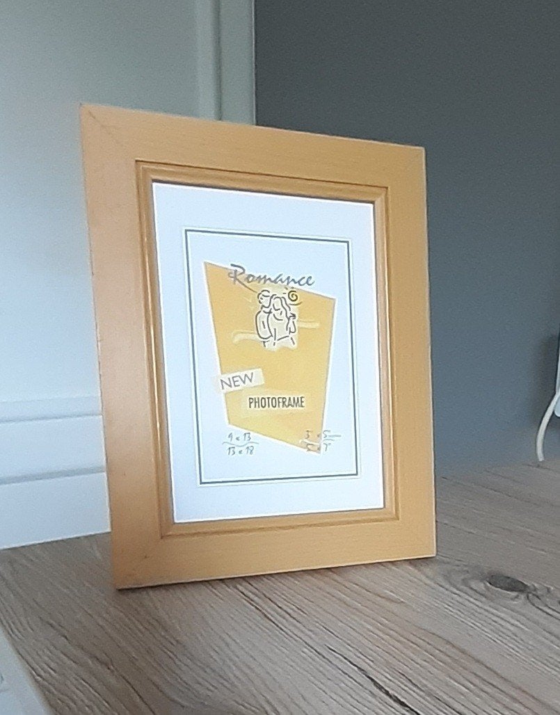 Houten fotolijst 13x18 cm, Minder dan 50 cm, Ophalen of Verzenden, Zo goed als nieuw, Minder dan 50 cm